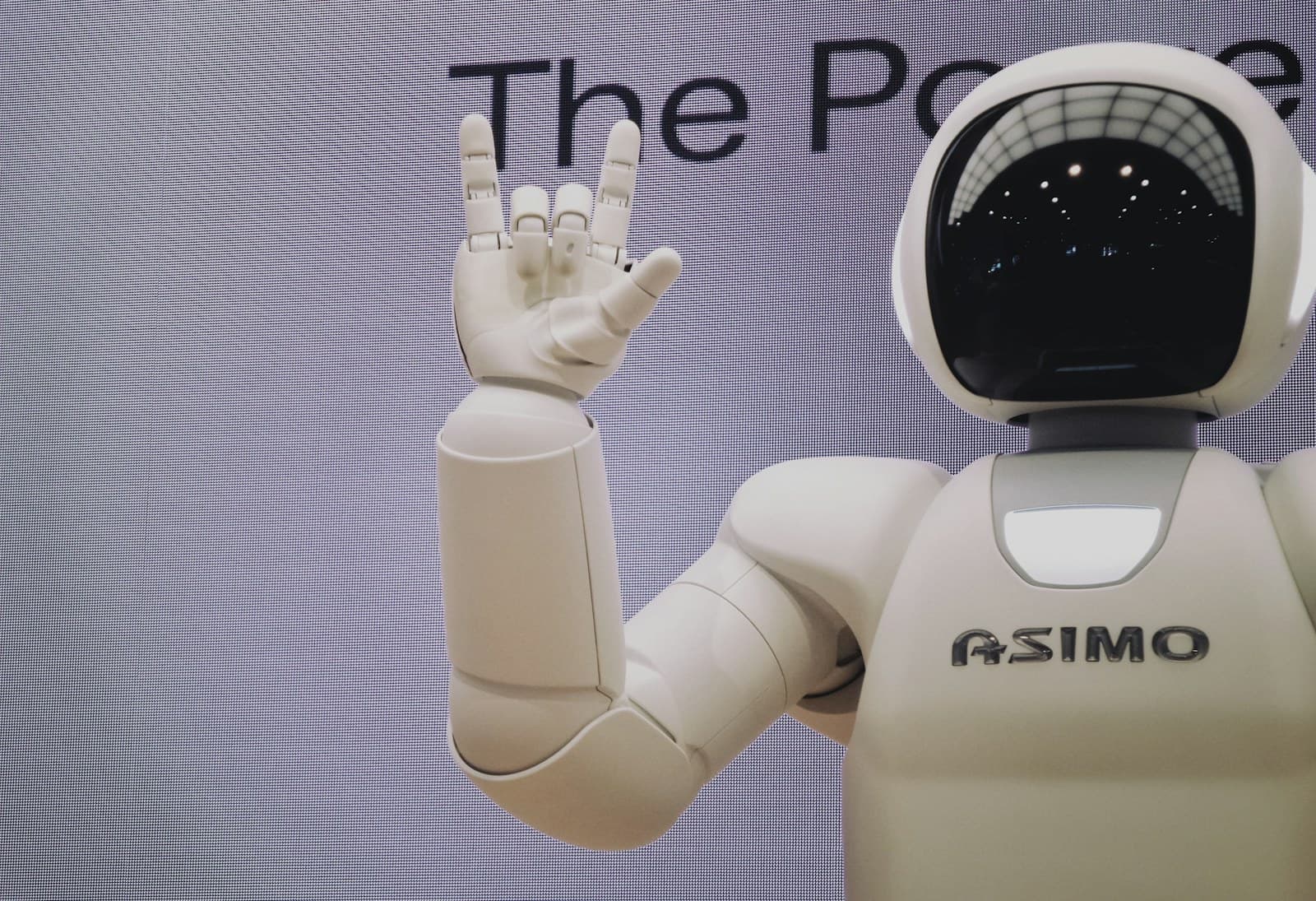 A robotic hand representing AI-assisted research